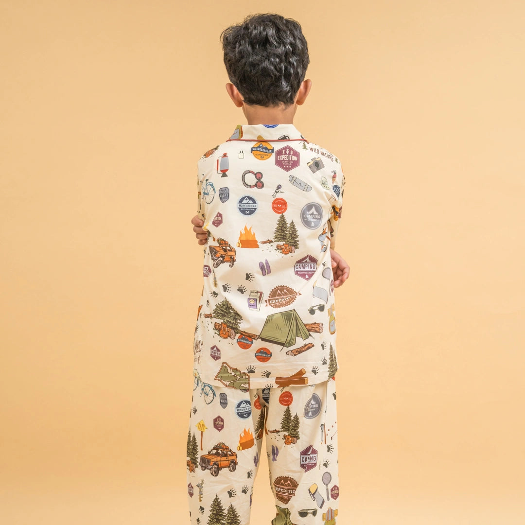 Camping Trails Organic Cotton Nightsuit