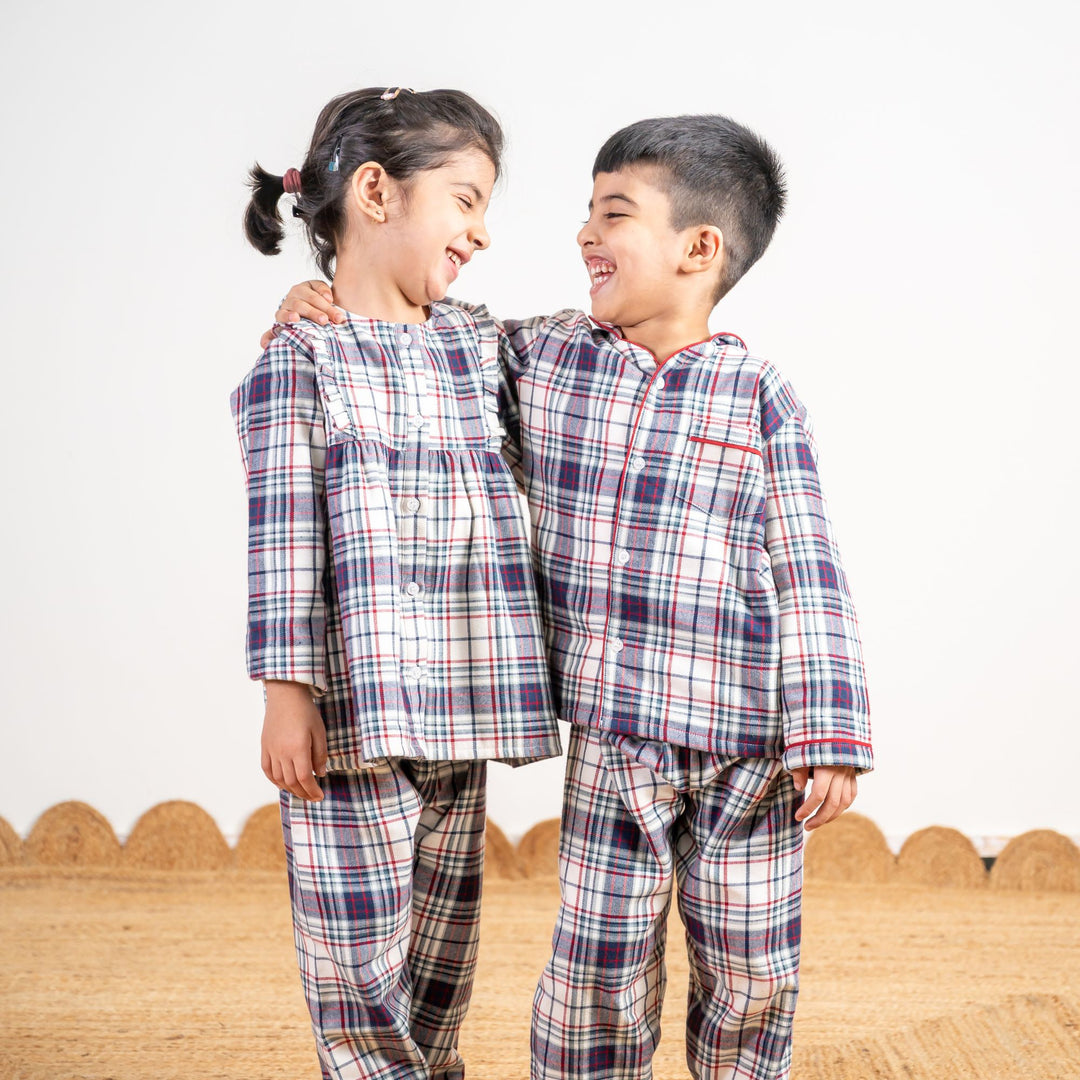 Oslo 2.0 Winter Cotton Nightsuit - Girls