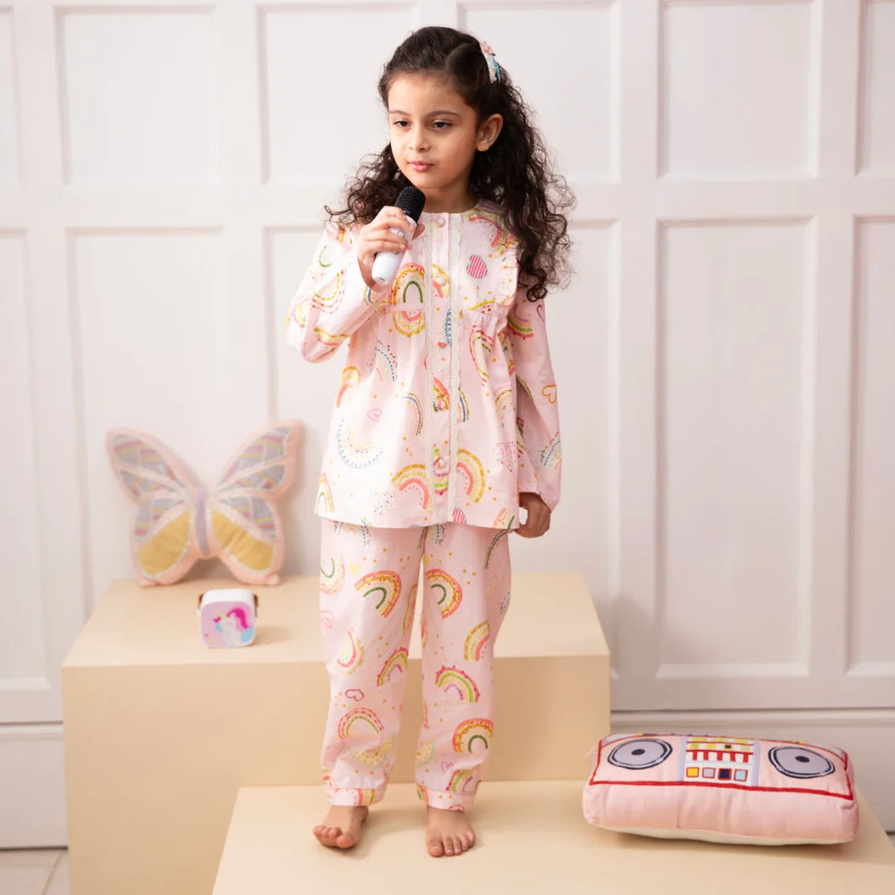 Rainbow Love Organic Cotton Nightsuit