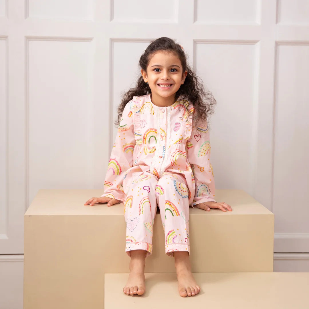 Rainbow Love Organic Cotton Nightsuit