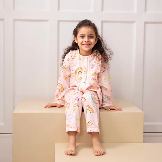 Rainbow Love Organic Cotton Nightsuit