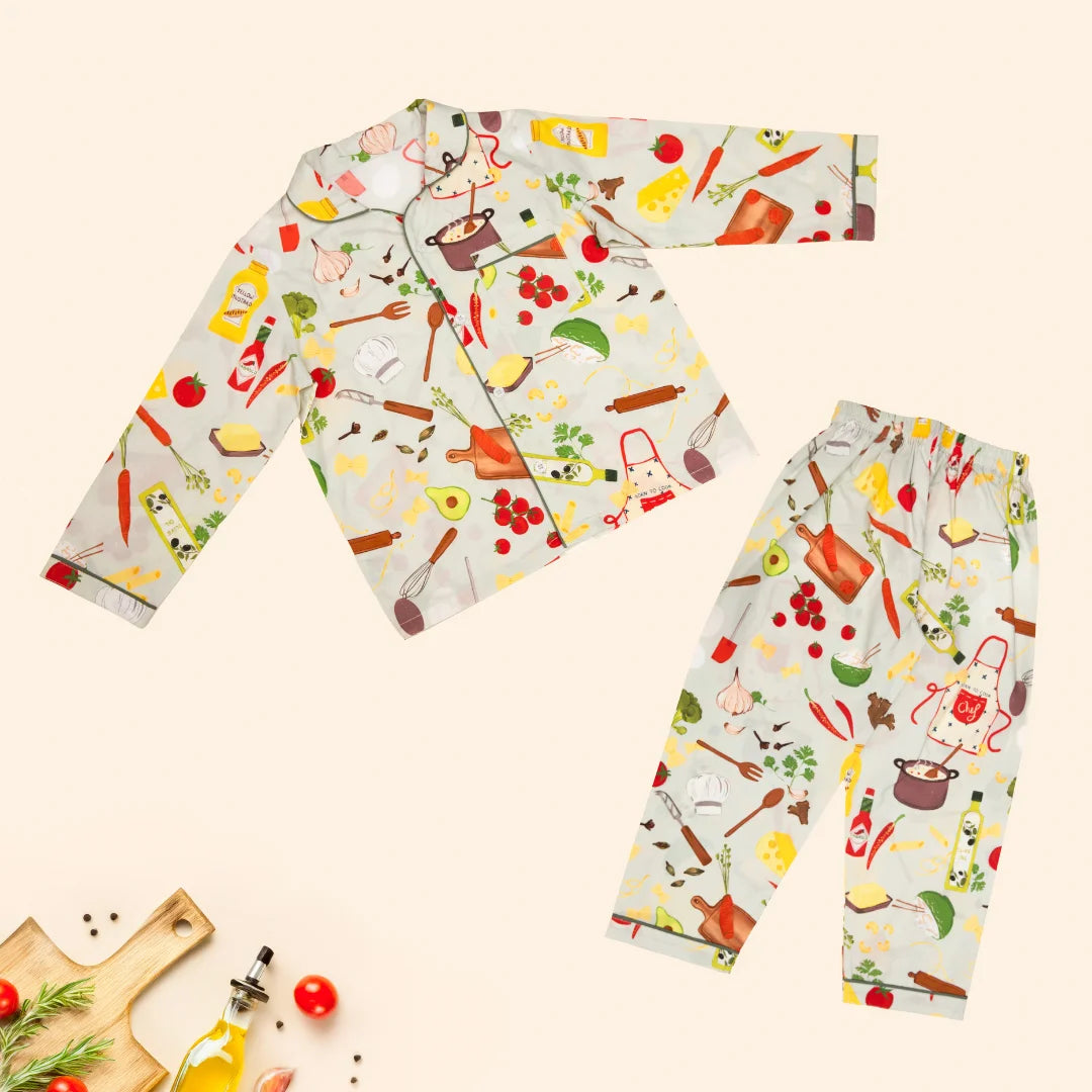 Chefling Organic Cotton Nightsuit - Boys