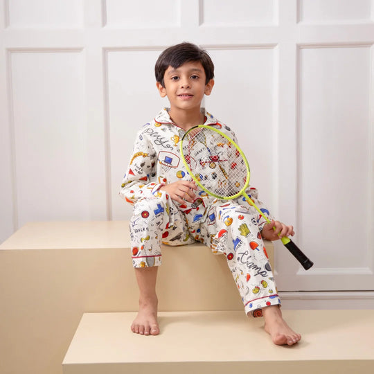 Sports Unlimited Organic Cotton Nightsuit - Boys