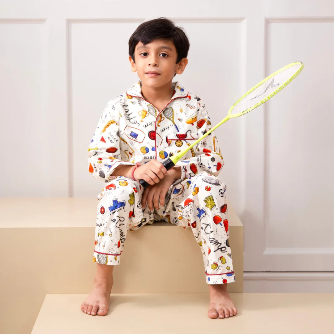 Sports Unlimited Organic Cotton Nightsuit - Boys