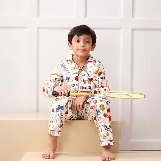 Sports Unlimited Organic Cotton Nightsuit - Boys