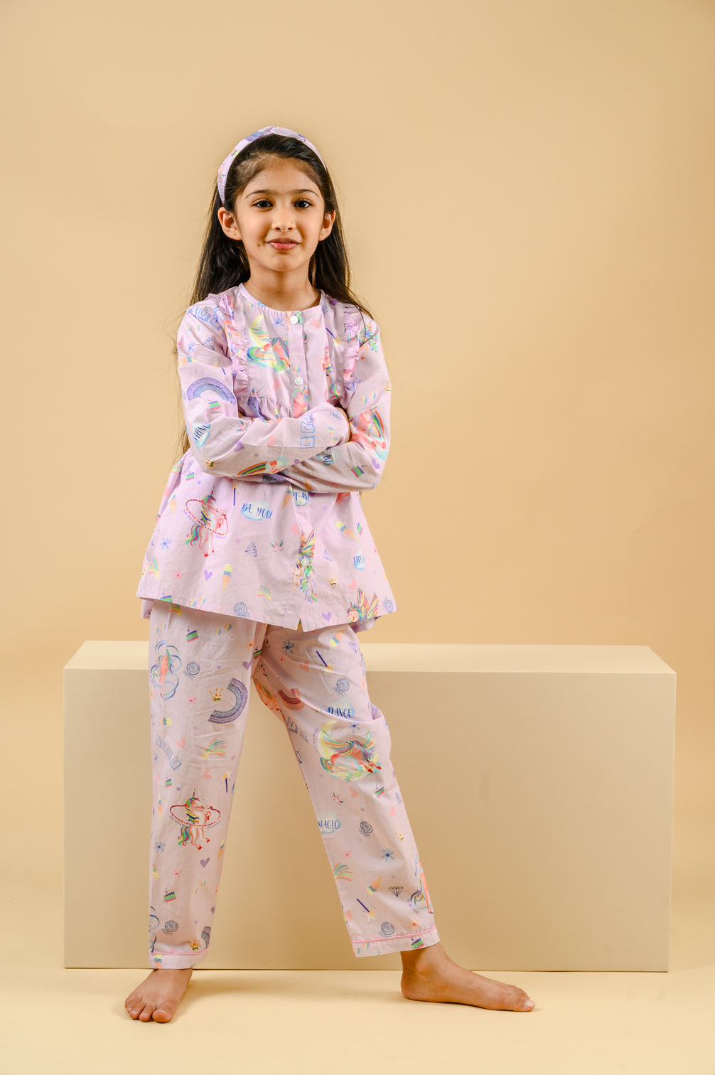 Funky Unicorn Organic Cotton Nightsuit