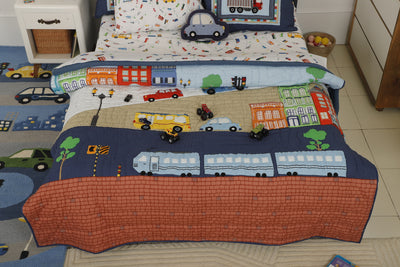 Wheels In The City Quilt