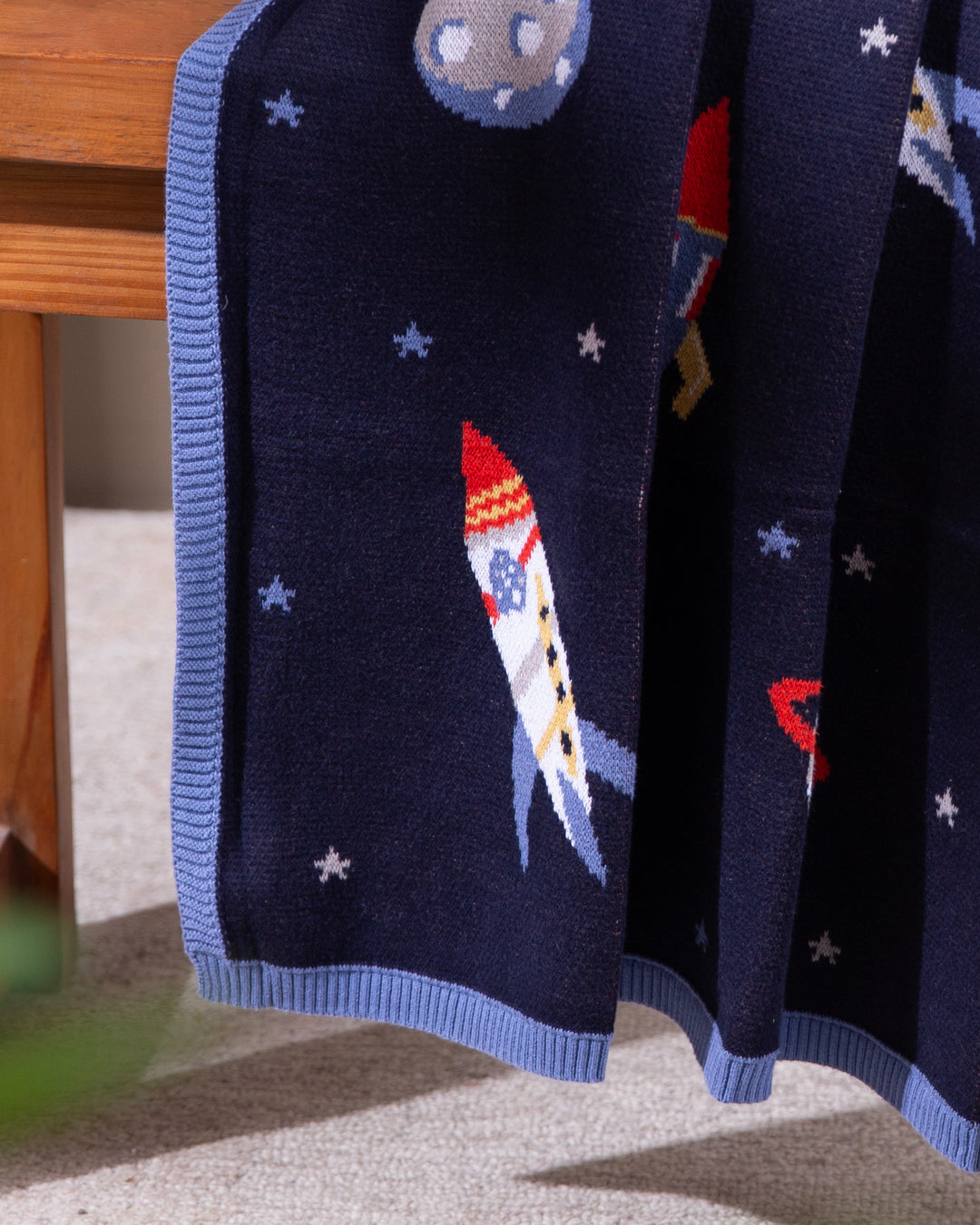 Space Adventure Organic Cotton Blanket