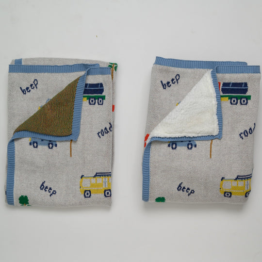 Transport Hub Organic Cotton Blanket