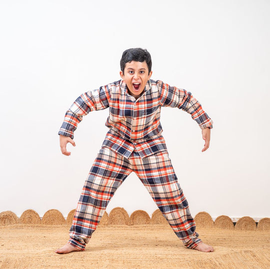 Oakland 2.0 Winter Cotton Nightsuit- Boys