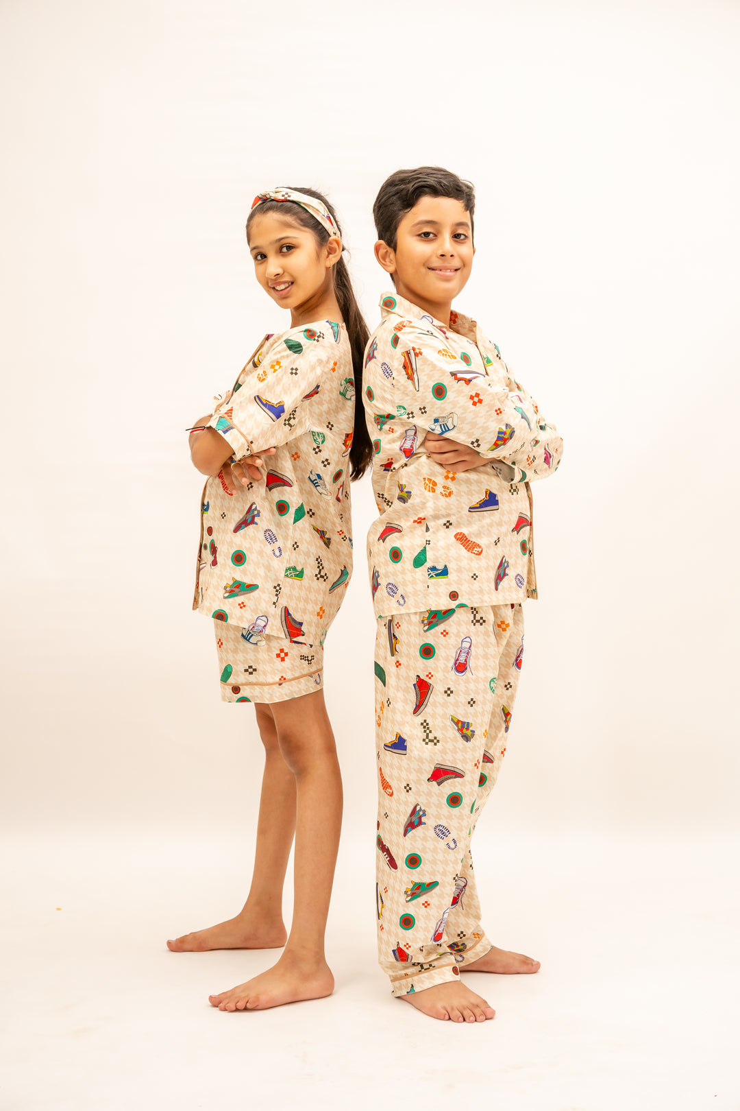 Sneaker Club Organic Cotton Nightsuit - Boys
