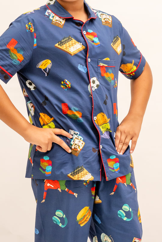 Boys Wanna Have Fun Organic Cotton Nightsuit