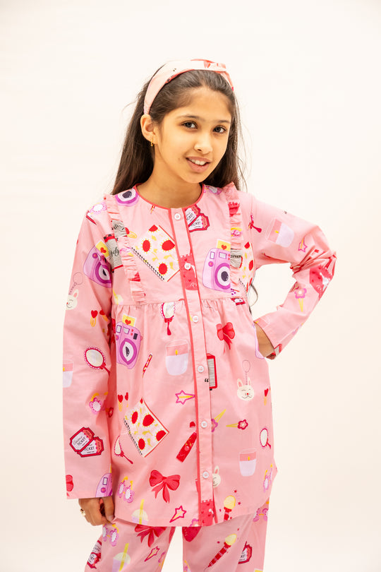 Girls Wanna Have Fun Organic Cotton Nightsuit