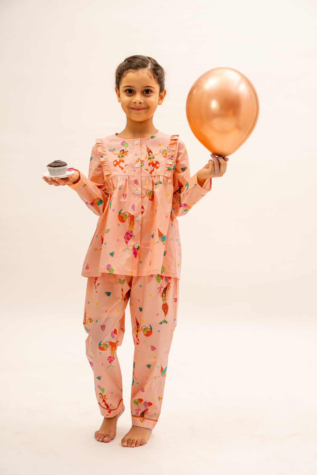 Mermaid Party Organic Cotton Nightsuit