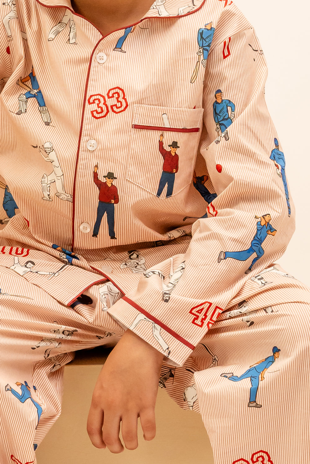 Cricket Mania Organic Cotton Nightsuit