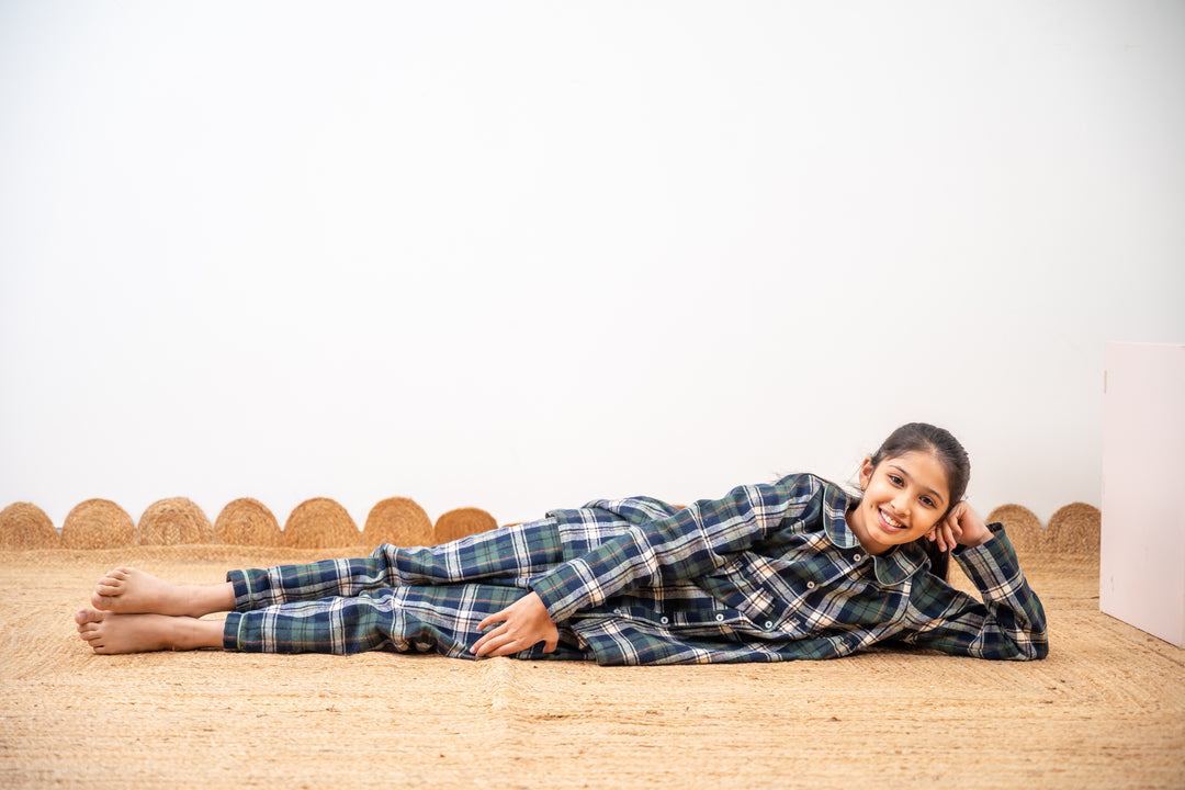 Athens 2.0 Winter Cotton Nightsuit- Girls