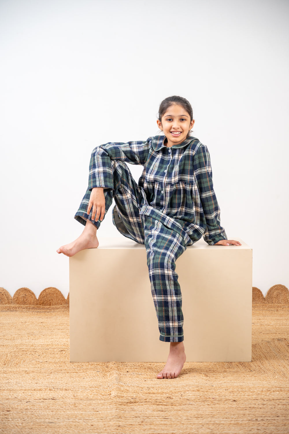 Athens 2.0 Winter Cotton Nightsuit- Girls