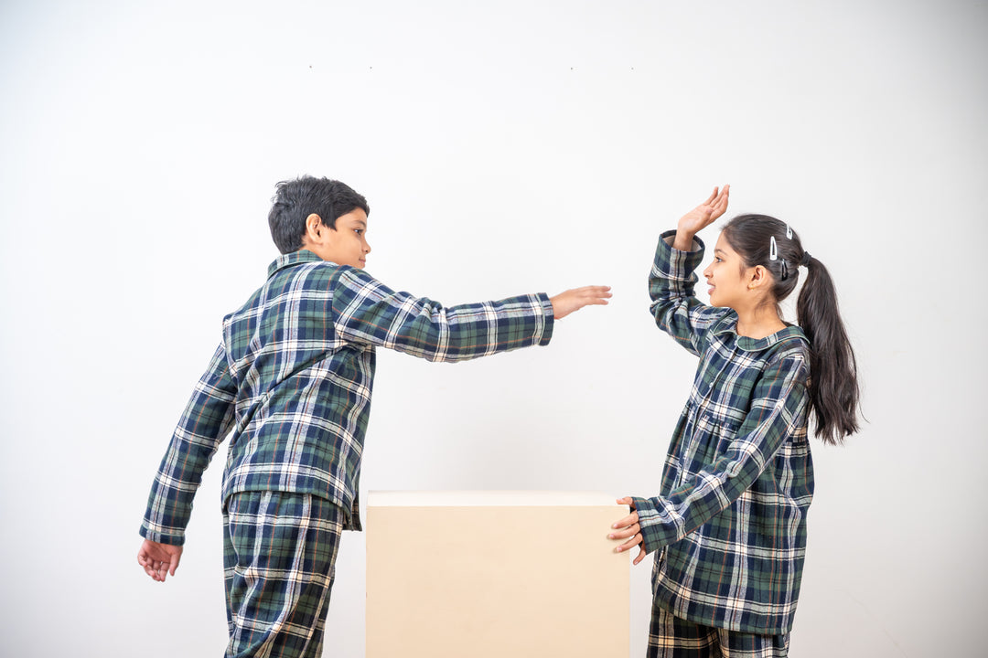 Athens 2.0 Winter Cotton Nightsuit- Girls