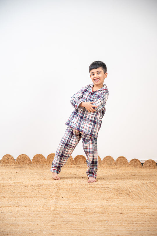 Oslo 2.0 Winter Cotton Nightsuit- Boys