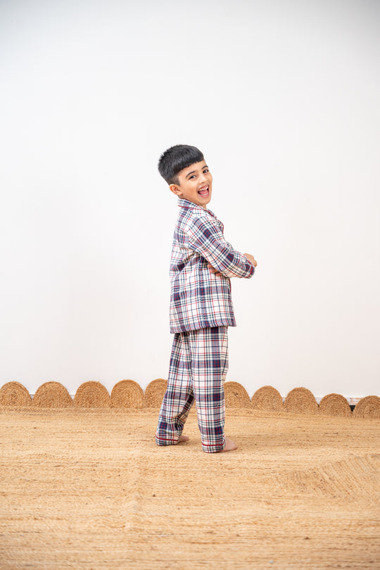 Oslo 2.0 Winter Cotton Nightsuit- Boys