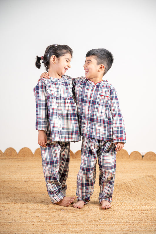 Oslo 2.0 Winter Cotton Nightsuit- Boys