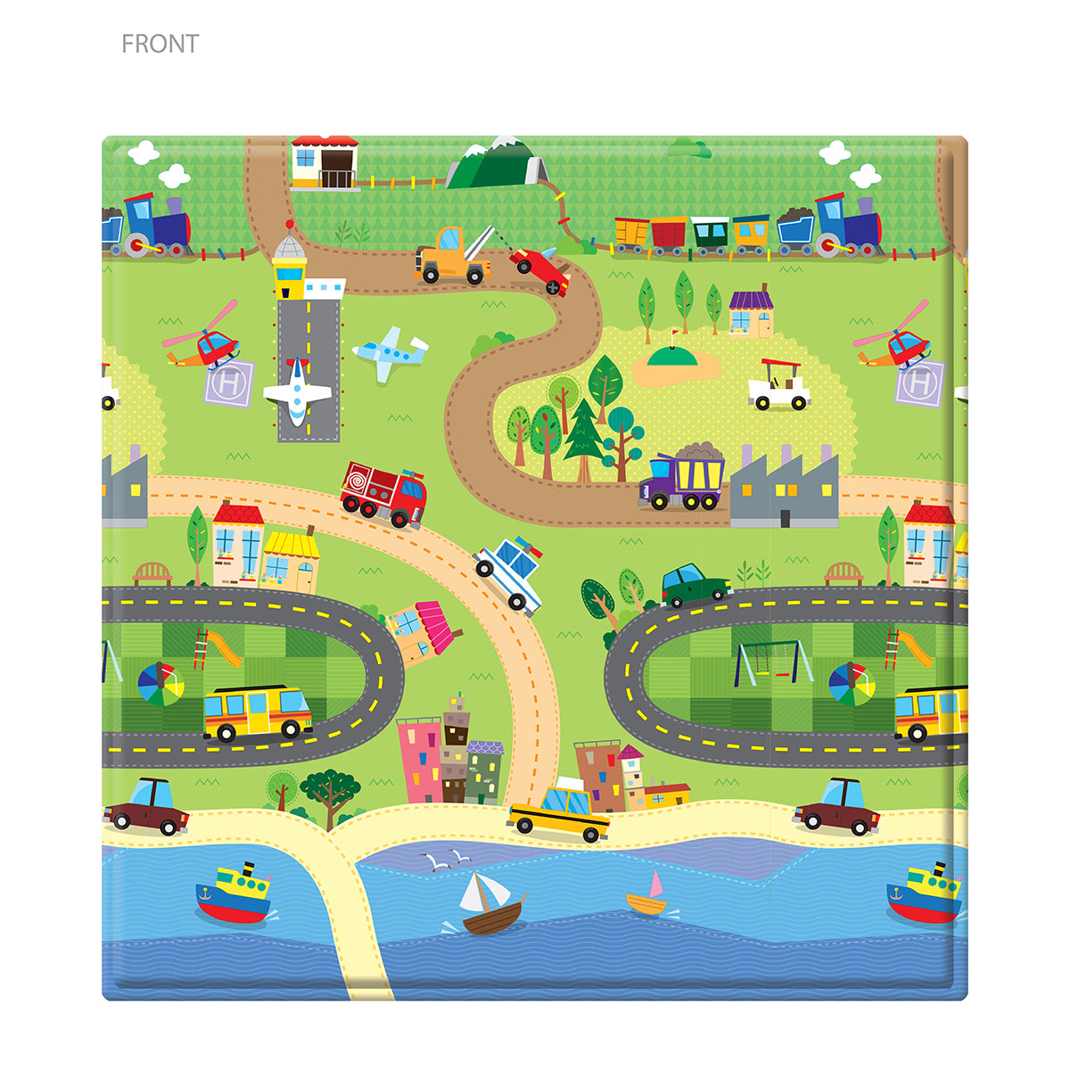 Happy Village Babycare Reversible Playmat - Small