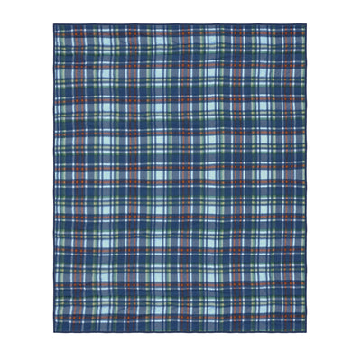 Blue Checkered Organic Cotton Quilt