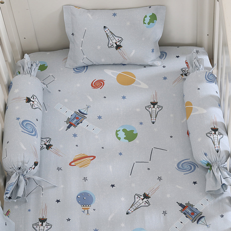 Little Space Explorer Organic Cotton Fitted Sheet