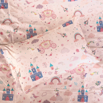 Unicorn Dreams Organic Cotton Kids Bedsheet Set