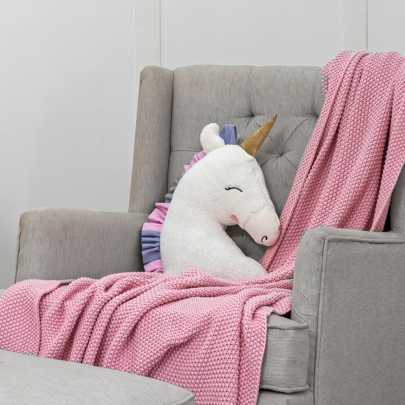Unicorn Dreams Organic Cotton Cot Bedding Set