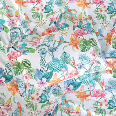 Tropical Paradise Organic Cotton Bedsheet Set