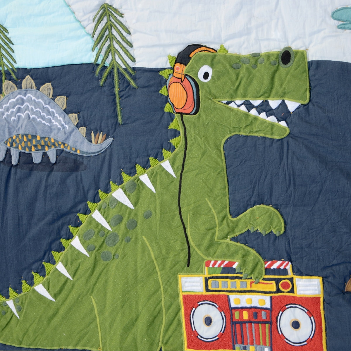 Dinosaur Park Organic Cotton  Quilt