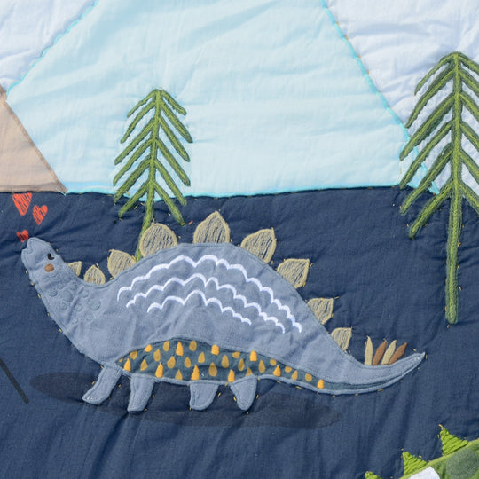 Dinosaur Park Organic Cotton Kids Quilt