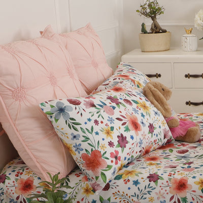 Bloomingdale floral organic cotton pillowcase