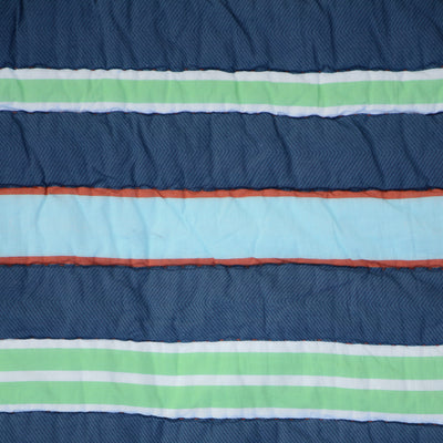 Mark Stripe Organic Cotton Quilt